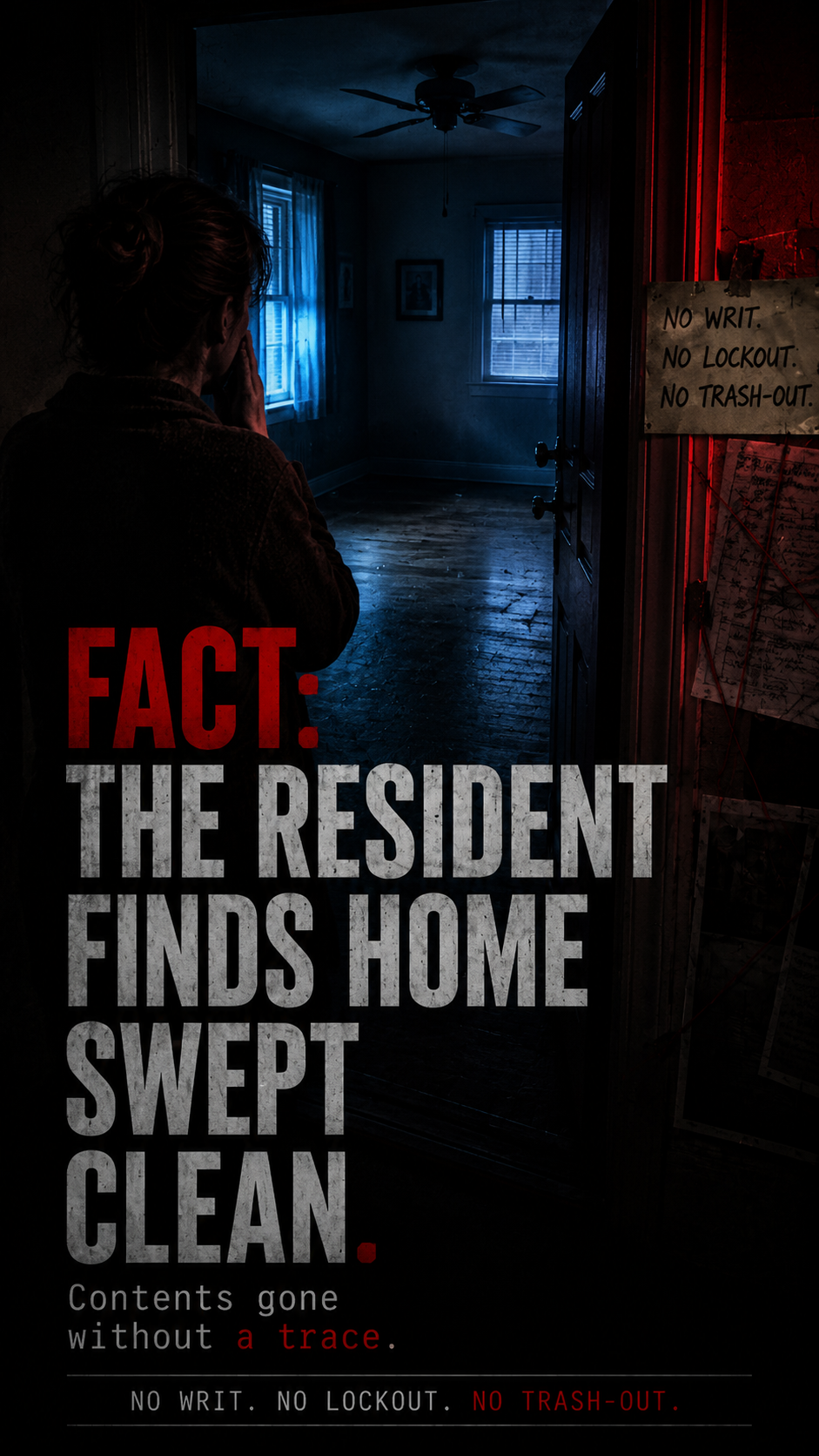 Resident finds home swept clean